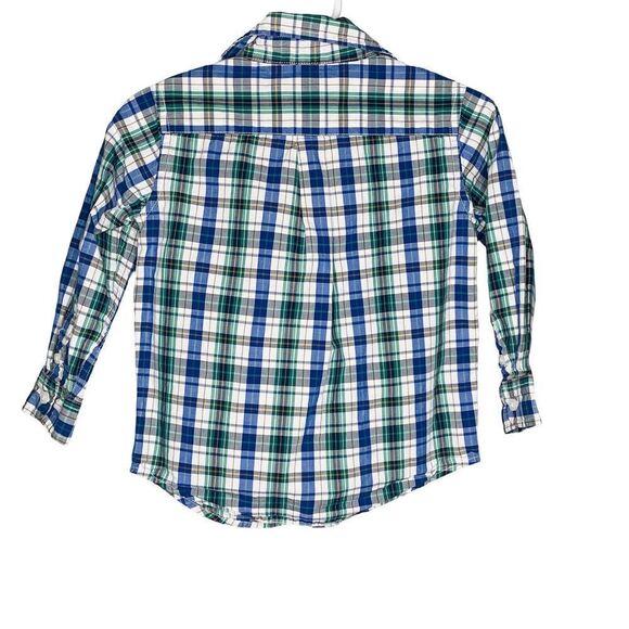 Janie and Jack Boys 18-24 Month Plaid Dress button up shirt long sleeve - Picture 4 of 4